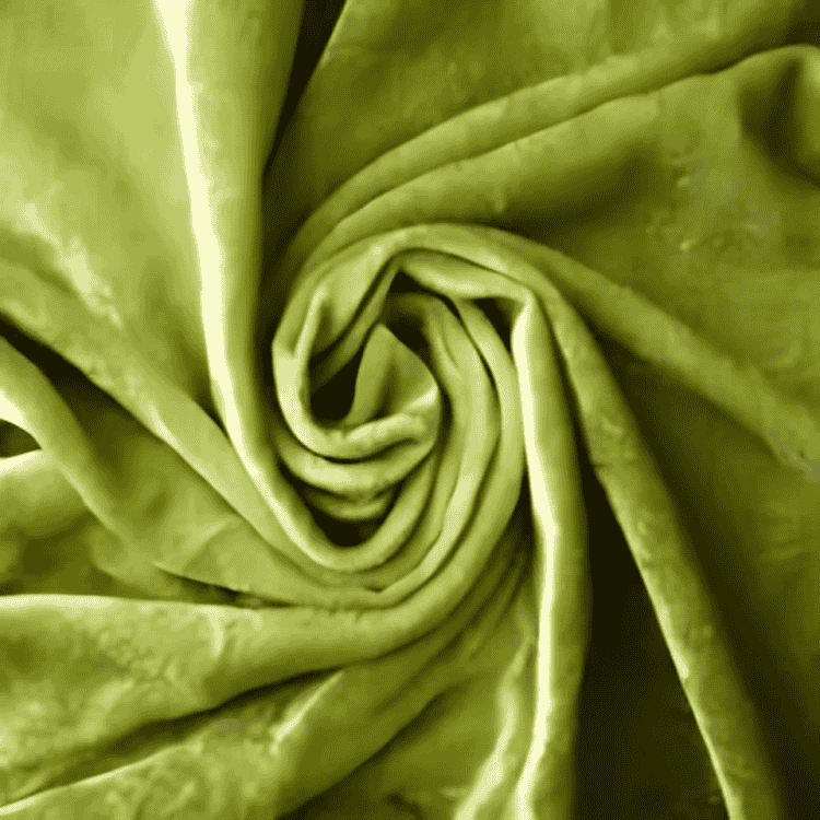 Buy Online Light Green Viscose Velvet Fabric