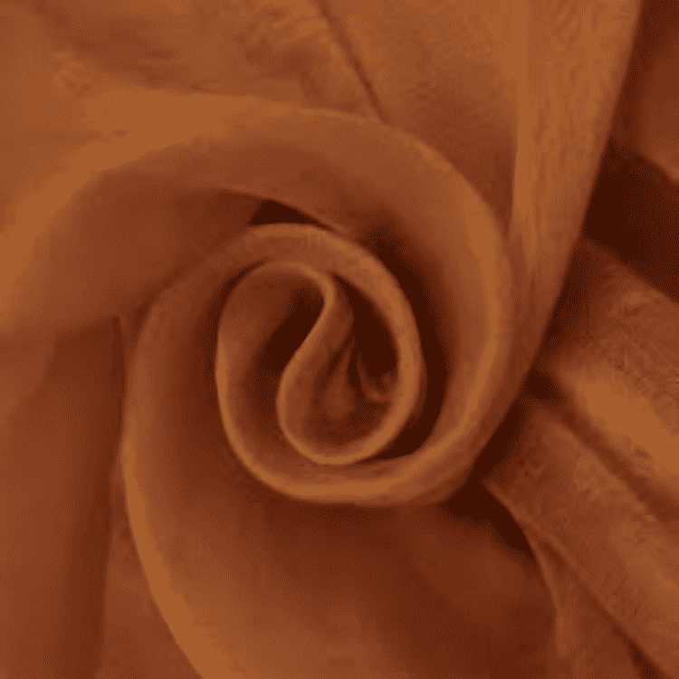 buy brown plain organza fabric